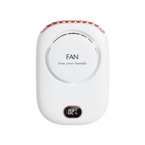 DQ203 Lazy Hanging Neck Fan USB Mini Desktop Large Wind Fan(White) SH401A788-08
