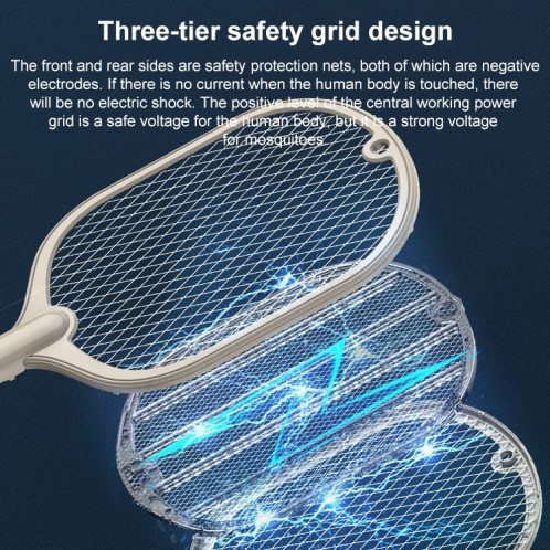 Home Smart Home Dual-Use Mosquito Swatter Mosquito Killer Fly Swatte (Vert) SH001B1317-07