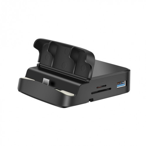 7 en 1 USB-C / TYPE-C à 2 USB 2.0 + USB 3.0 + 4K HDMI + SD / TF Card Slot + PD USB-C / Type-C Ports de chargement Multifonctionnel Hub Station d'accueil avec support SH0901498-09