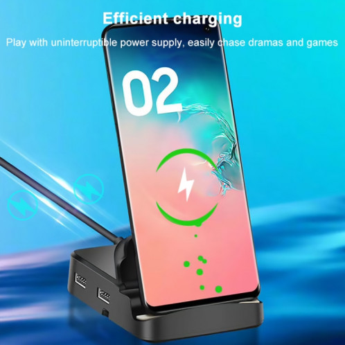 7 en 1 USB-C / TYPE-C à 2 USB 2.0 + USB 3.0 + 4K HDMI + SD / TF Card Slot + PD USB-C / Type-C Ports de chargement Multifonctionnel Hub Station d'accueil avec support SH0901498-09