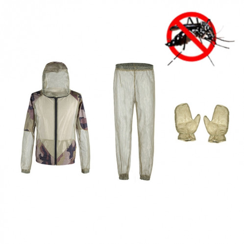 Camping Adventure Anti-Mosquito Bite costume Été Pêche extérieure Respirectrice Mesh Anti-Mosquito Costume, Spécifications: Pantalon anti-moustiques (L / XL) SH202B163-06