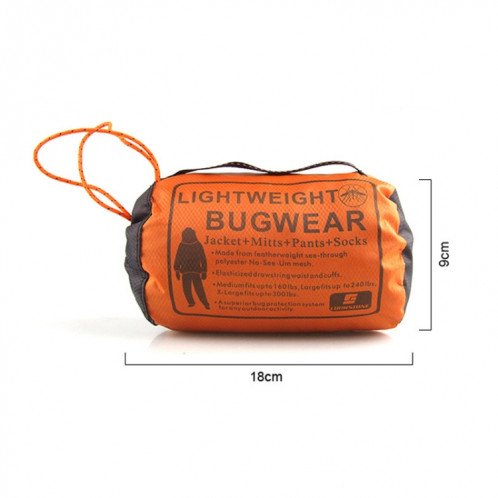 Camping Adventure Costume anti-moustique Pêche d'été Vêtements en maille respirante, Spécifications: paires de couvre-pieds anti-moustiques (S / M) SH304A1762-06