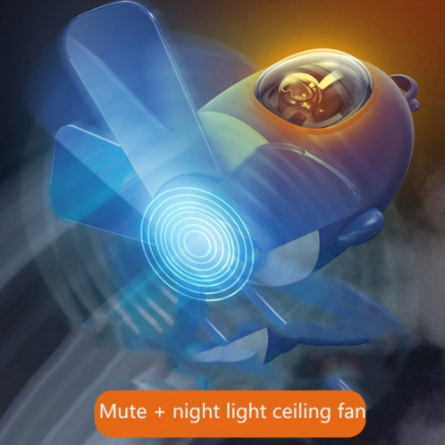 MF023 Airplane Night Light Plafonnier Ventilateur de contrôle de la télécommande USB (Blanc) SH401B116-06