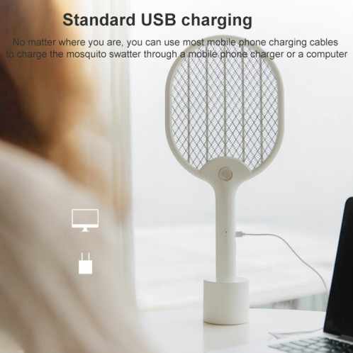 MOSQUITO LED Swatter Mosquito USB, couleur: blanc (sans base) SH68011391-07