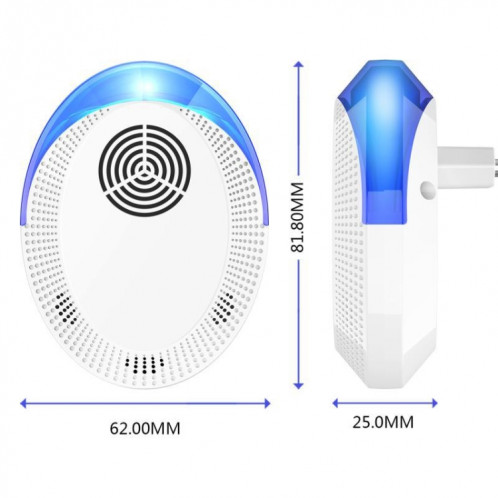 2 PCS Ultrasonic Insectifuche Mosquito Killer (Fiche UE) SH201C1449-09