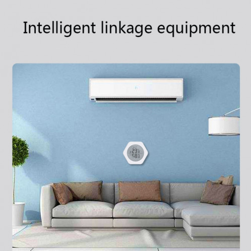 LQ-WS1 TUYA SMART HOME HOME CHAMP DE COMMANDE DE CONTRÔLE DE LA TEMPÉRATURE ET DE L'HUMIDITÉ SH7501560-010