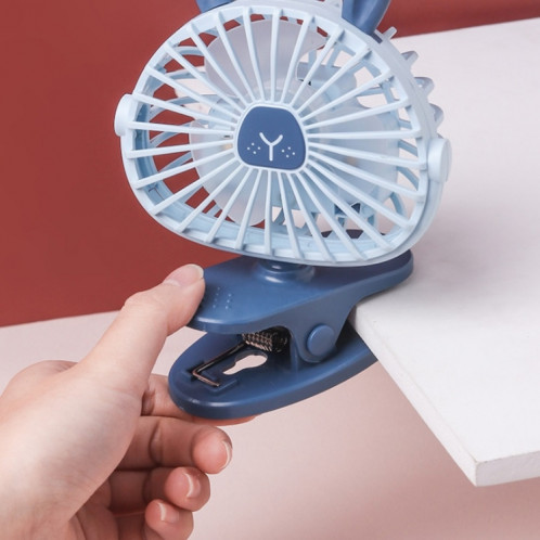 USB Chargement Clip Fan Dortoir Office de chevet Lampe de chevet Fan Random Color Style Livraison SH88961535-08
