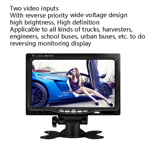 YB-700A DISPOSITION DE VOITURE DE VOITURE DE VOITURE DE VOITURE DE VOITURE DE VOITURE DE VOITURE DE VOITURE DE VOITURE DE SUR LE SURVEILLANCE HD Affichage d'inversion de bus HD, Spécifications: Interface de l'aviation SH702B1330-06