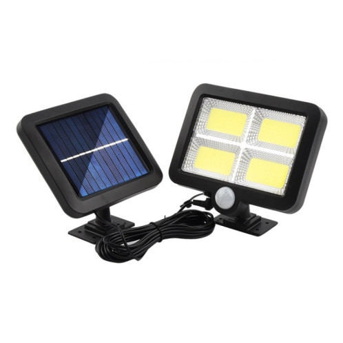 TY06704 128 Lampe murale séparée Solar Solaire COB Cour extérieure Lumière d'induction du corps humain imperméable SH8302973-06