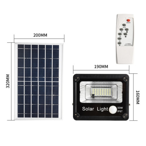 TY020 39 LED 50W Solaire extérieur Solaire Solar Capteur de contrôle de la télécommande étanche SH86011428-06