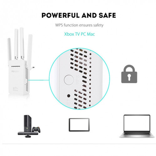 PIX-LINK LV-WR09 300MBPS WiFi Range Repender Mini routeur (US Pulg) SH101A4-07