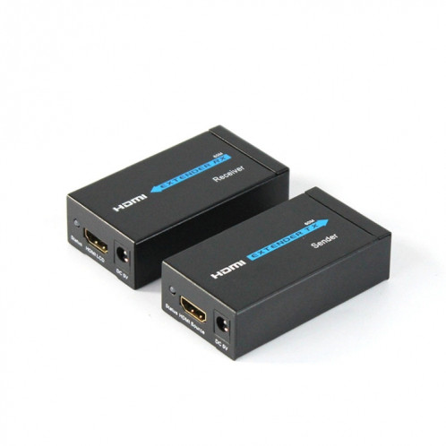 HDY-60 HDMI To RJ45 60M EXTENDER Câble réseau unique à l'amplificateur de signal HDMI () SH401B1620-06