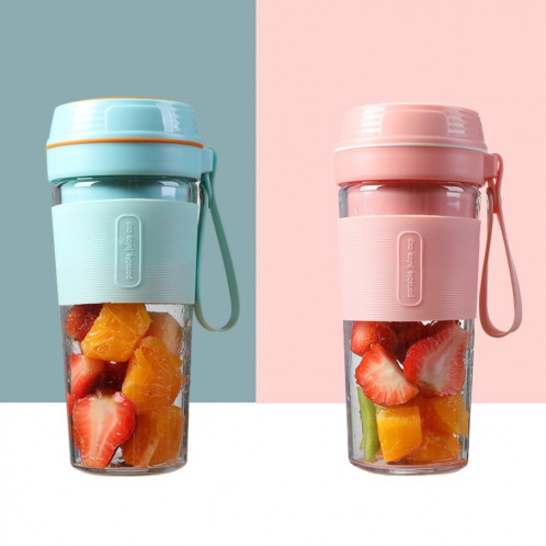 FS1300 Mini Juicer Home Portable Machine de cuisson Student Juice Coupe Juicer, Couleur: Cherry Blossom Qua lame SH89041159-07