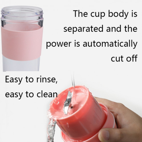 FS1300 Mini Juicer Home Portable Machine de cuisson Student Juice Coupe Juicer, Couleur: Cherry Blossom Qua lame SH89041159-07