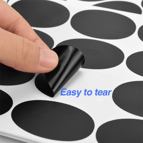 50 Ensembles Sticker de bouteille de rangement amovible imperméable PVC Sticker Blackboard Easy-to-Effacement 30pcs / Set 210x250mm SH1607503-05