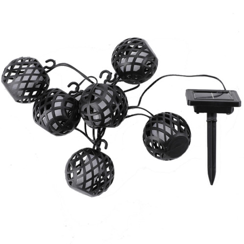 6 en 1 Solar Flame Ball Light String Outdoor Solar Courtyard IP44 Lumière imperméable SH9002239-06