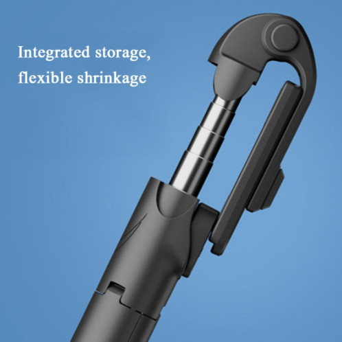 Bluetooth noir xt02 360-degré multi-fonction multi-fonction multi-fonction mobile mobile selfie bâton pour tirer sur la télévision en direct trépied dramatique SH18011706-07