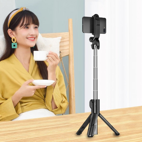 2 pcs no bluetooth blanche xt02 360-degrés multi-fonction multi-fonction rétractable téléphone mobile selfie bâton pour tirer sur la télévision en direct trépied dramatique SH1804457-07