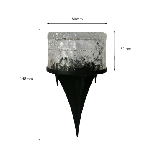 Lampe solaire extérieure Solaire Solar Sold Plancher Street Street Jardin Jardin Brick Lampe étanche (lumière chaude) SH701B895-07