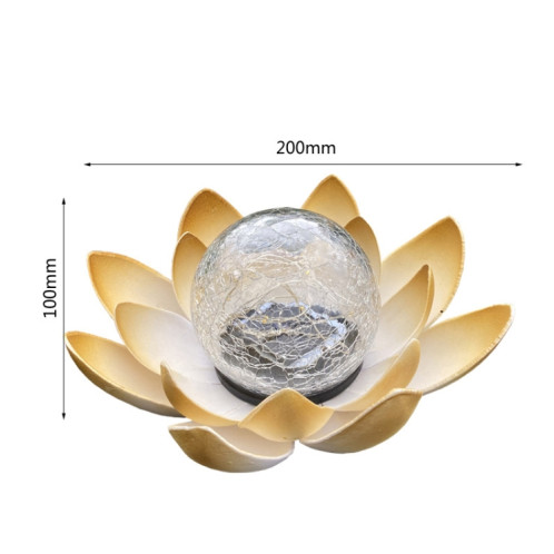 Lotus Solar Courtyard Lampe de décoration de jardin en plein air SH9962270-06