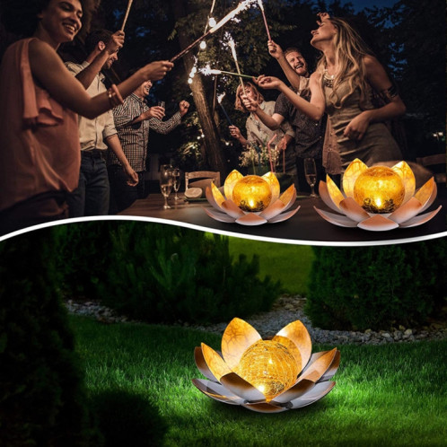 Lotus Solar Courtyard Lampe de décoration de jardin en plein air SH9962270-06