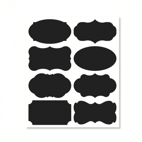 50 ensembles de bouteille amovible étanche réassible Can PVC Blackboard Sticker 8pcs / Set 190x225mm SH6205309-07