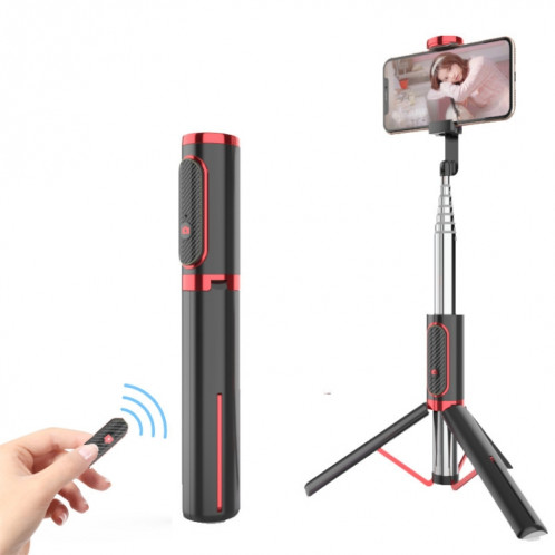 Bluetooth Selfie Stick avec Trépied Multi-Fonctionnalité Téléphone mobile Fill Light Light Live Support (Noir) SH001B529-07