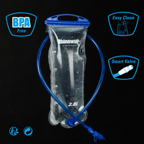 RHINOWALK RK18102 2L Sac à eau à vélo Full ouvert à vélo d'extérieur ouvert SR03811553-05