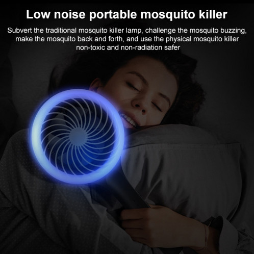 Swatter Mosquito domestique et lampe de moustique Type d'inhalation de l'inhalation Mosquito extérieure, Couleur: Mosquito Swatter Blanc SH08041300-07