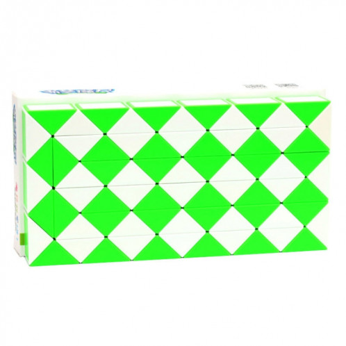 Variations et souverain de forme spéciale de 72 segments de la meute magique jouets éducatifs pour enfants (blanc vert) SH201C1994-07