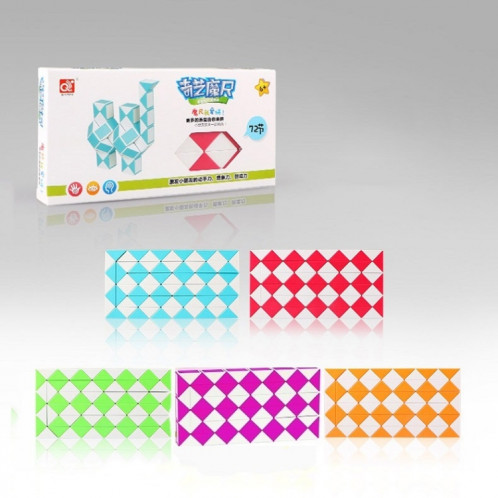 Variations et souverain de la forme spéciale de 72 segments de la meute magique jouets éducatifs pour enfants (Blue Blanc) SH201A503-07