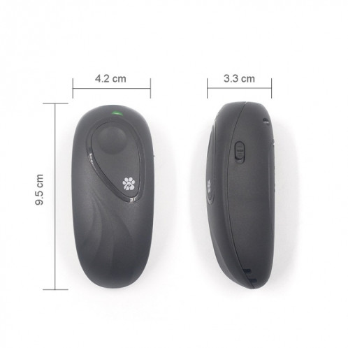 Dispositif de formation de chien à ultrasons à ultrasons de fréquence régleuse de chien portable (gris) SH001B1422-05