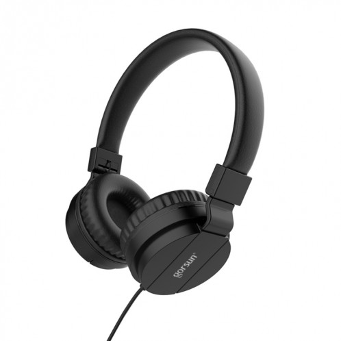 Gorsn GS-778 Headset de musique mobile Casque d'ordinateur portable Casque d'enfants (Noir) SH001D1818-08