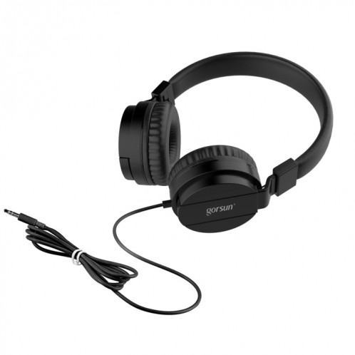 Gorsn GS-778 Headset de musique mobile Casque d'ordinateur portable Casque d'enfants (Noir) SH001D1818-08