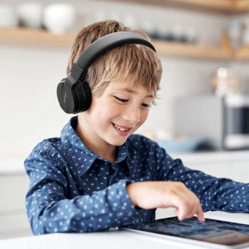 Gorsn GS-778 Headset de musique mobile Casque d'ordinateur portable Casque d'enfants (Noir) SH001D1818-08