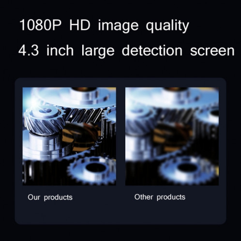 Outil d'inspection de voitures d'écran HD à double lentille industrielle de l'endoscope HD, Spécifications: Longueur de la ligne 5m SH19021308-07