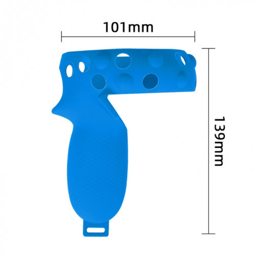 2 Ensembles GS092 Contrôleur de poignée Couvercle de protection en silicone anti-chute et couverture tout compris anti-incluse pour Oculus Quest 2 (Noir) SH001B1388-07