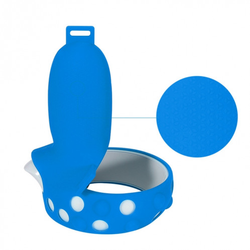 2 Ensembles GS092 Contrôleur de poignée Couvercle de protection en silicone anti-chute et couverture tout compris anti-perte pour Oculus Quest 2 (Bleu) SH001A823-07