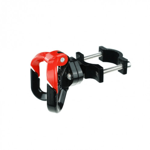 2 pcs pour accessoires de scooter Ninebot Max G30 Crochet de tige de crochet en alliage d'aluminium, Spécifications: double crochet (noir rouge) SH0911331-07