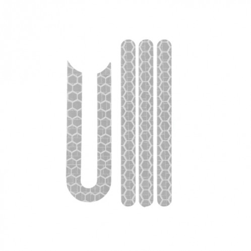 5 PCS Scooter Stickers Reflective Cursor Scooter Mudguard Reflective Sticker For Xiaomi Mijia M365 / M365 Pro (White) SH1801371-06