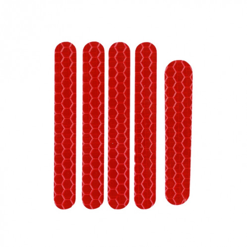 5 PCS Scooter Stickers de Curseur réfléchissant Scooter ScanGuard Sticker réfléchissant pour Ninebot ES1 (rouge) SH18091635-06