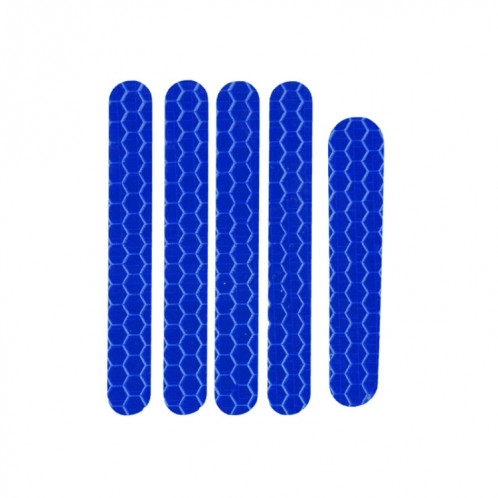 5 PCS Scooter Stickers réfléchissants Curseur Scooter Scooter ScanGuard Sticker réfléchissant pour Ninebot ES1 (Bleu) SH1810104-06