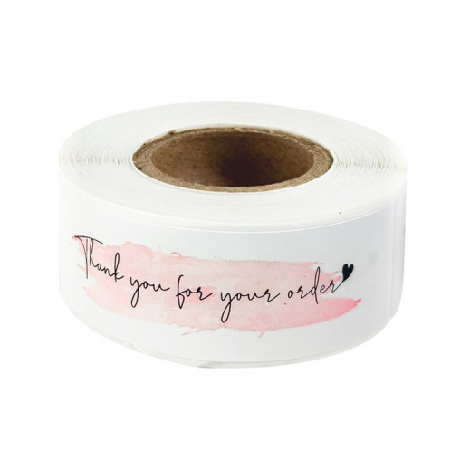 10 Rolls Rectangle Merci Sticker Label (F106) SH501A342-05