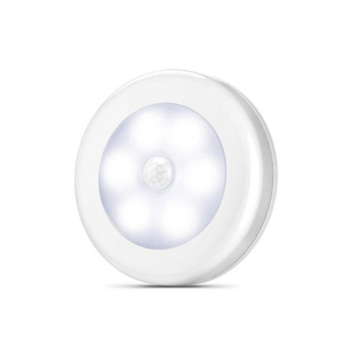 6 LED Home Home Smart Human Capor Capteur, Couleur de la lumière: Lumière blanche (Blanc) SH18011890-06