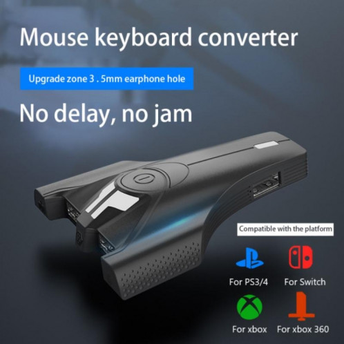 PGNS09301 Le convertisseur de clavier et de souris convient à la Lite PS4 / Xbox One / Switch (Lumière blanche) SH901A206-07