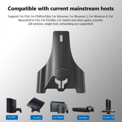 PGNS09301 Le convertisseur de clavier et de souris convient à la Lite PS4 / Xbox One / Switch (Lumière blanche) SH901A206-07