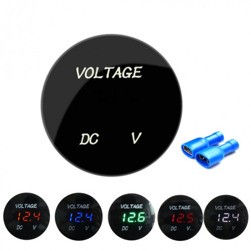 DC12-24V Batterie d'automobile DC Dispositif de tension de tension d'affichage numérique DC Instrument de mesure modifié (lumière verte) SH901C1238-07