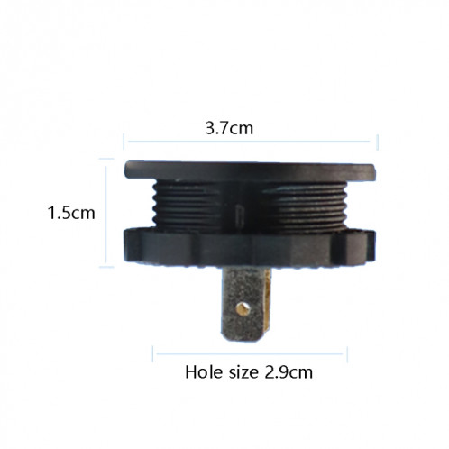 DC12-24V Batterie Automobile DC Numérique Tension de tension Mètre Modified Instrument de mesure (Red Light) SH901B1712-07