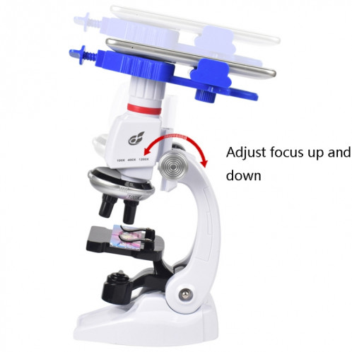 Étudiants Équipement expérimental scientifique Microscope biologique, Style: C2156 avec porte-téléphone SH00011456-07