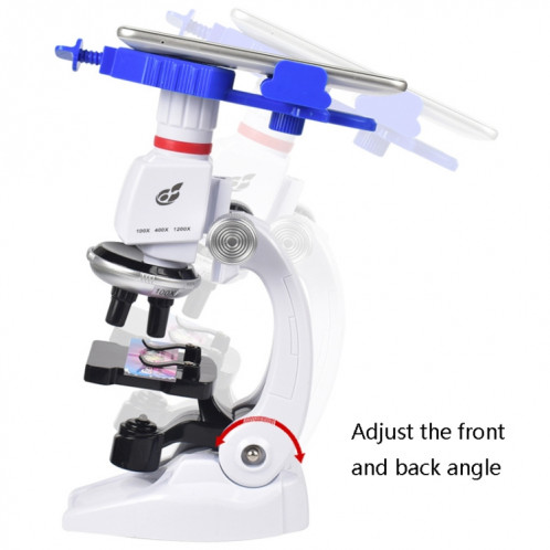 Étudiants Équipement expérimental scientifique Microscope biologique, Style: C2156 avec porte-téléphone SH00011456-07